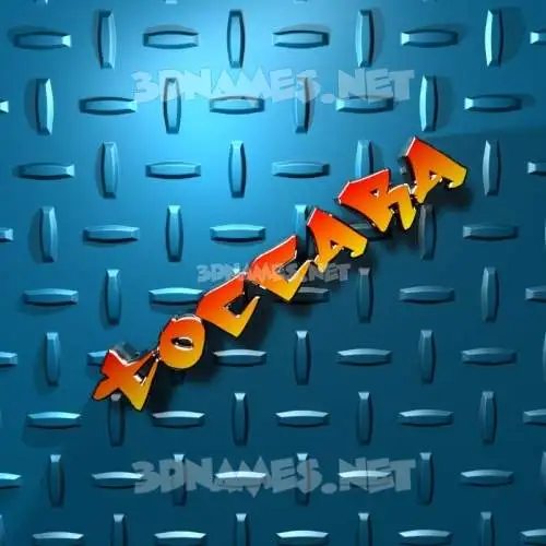 toccara in Grid Style style - 3D name wallpaper
