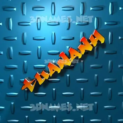 tuananh in Grid Style style - 3D name wallpaper