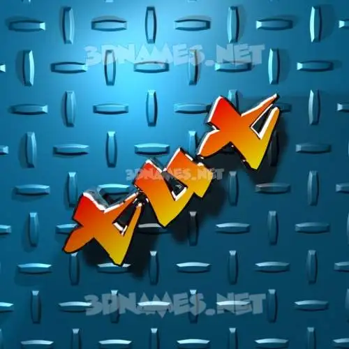 tut in Grid Style style - 3D name wallpaper