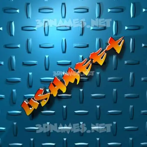 ushmeet in Grid Style style - 3D name wallpaper ushmeet in Grid Style style - 3D name wallpaper