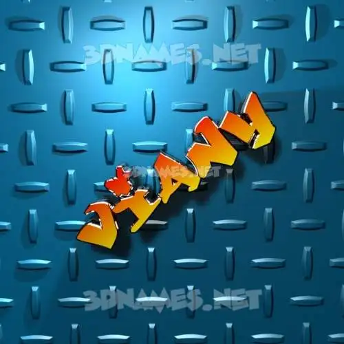 viany in Grid Style style - 3D name wallpaper
