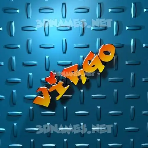 virgo in Grid Style style - 3D name wallpaper
