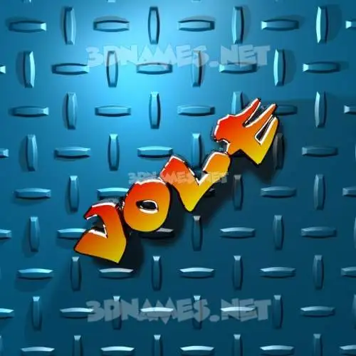 vole in Grid Style style - 3D name wallpaper