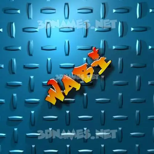 wabi in Grid Style style - 3D name wallpaper wabi in Grid Style style - 3D name wallpaper