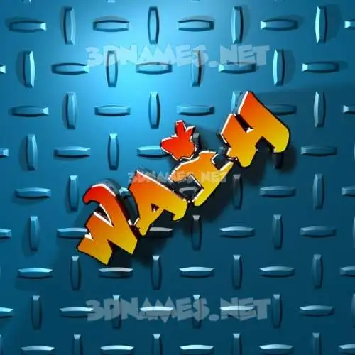 waih in Grid Style style - 3D name wallpaper