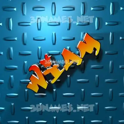 wiam in Grid Style style - 3D name wallpaper
