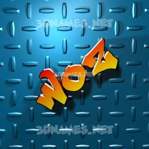 woz in Grid Style style - 3D name wallpaper