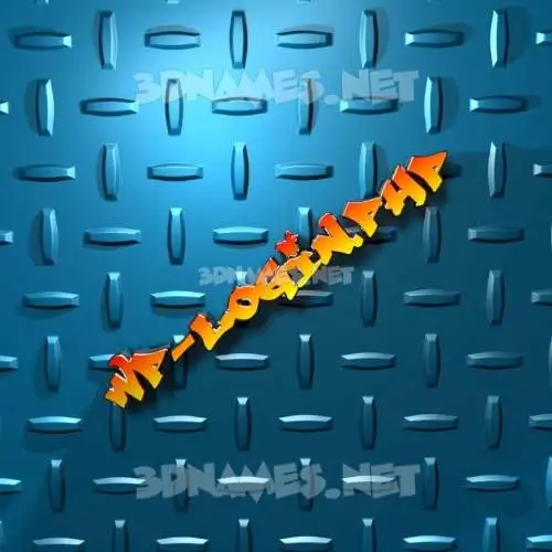 wp-login.php in Grid Style style - 3D name wallpaper