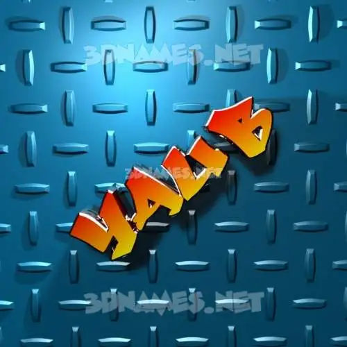 yaub in Grid Style style - 3D name wallpaper