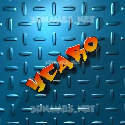 ycaro in Grid Style style - 3D name wallpaper