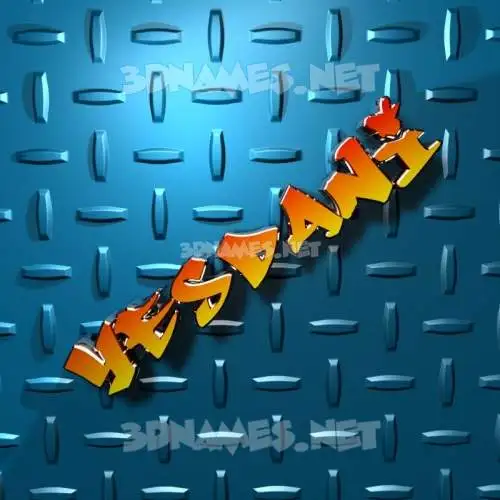 yesdani in Grid Style style - 3D name wallpaper