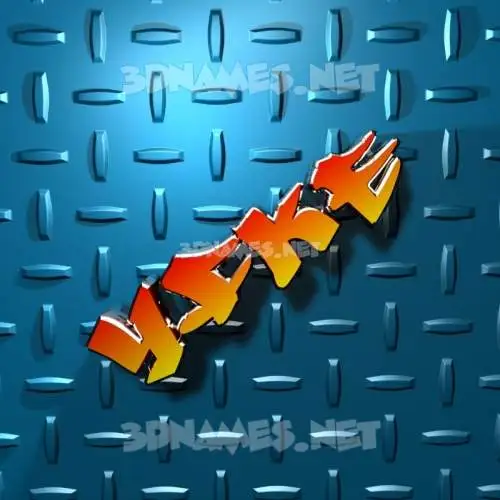 yfke in Grid Style style - 3D name wallpaper