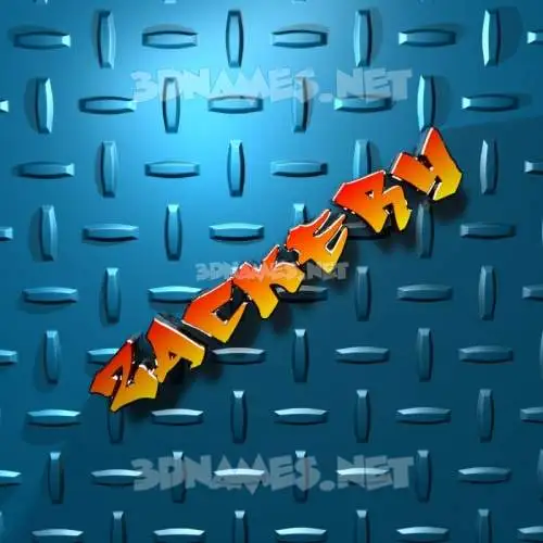 zackery in Grid Style style - 3D name wallpaper zackery in Grid Style style - 3D name wallpaper