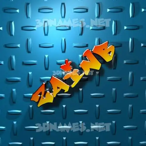 zainb in Grid Style style - 3D name wallpaper