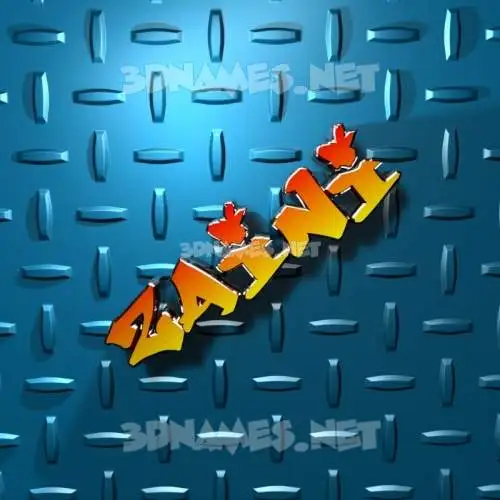 zaini in Grid Style style - 3D name wallpaper zaini in Grid Style style - 3D name wallpaper