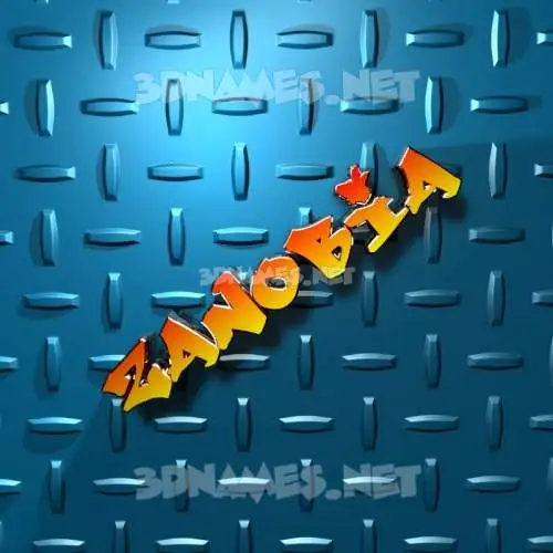 zanobia in Grid Style style - 3D name wallpaper zanobia in Grid Style style - 3D name wallpaper