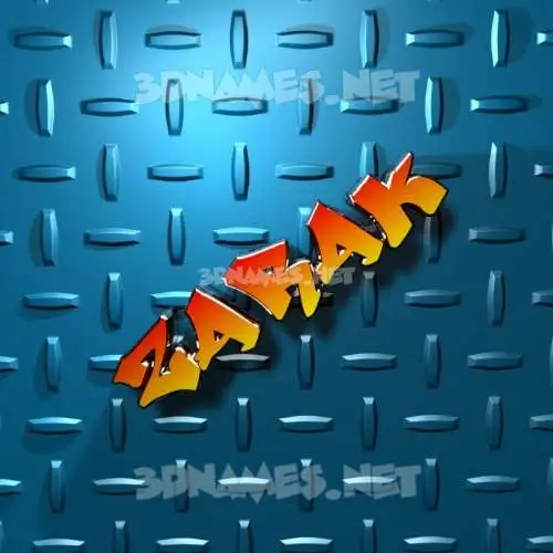 zarak in Grid Style style - 3D name wallpaper zarak in Grid Style style - 3D name wallpaper