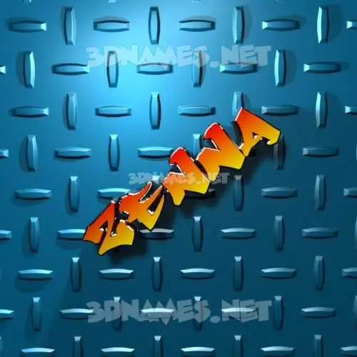 zenna in Grid Style style - 3D name wallpaper zenna in Grid Style style - 3D name wallpaper