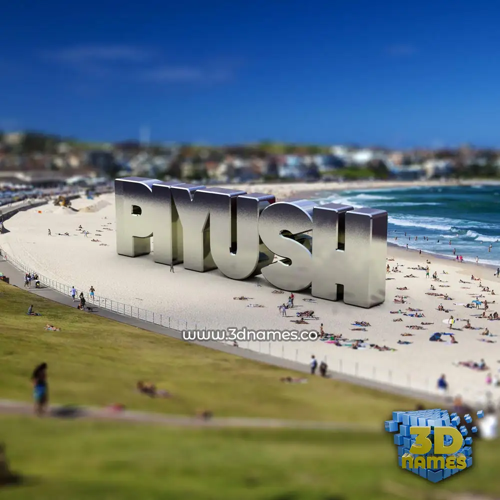 piyush in Bondi Beach style - 3D name wallpaper piyush in Bondi Beach style - 3D name wallpaper