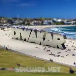diwakar in Bondi Beach style - 3D name wallpaper