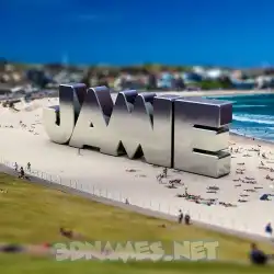 jamie in Bondi Beach style - 3D name wallpaper