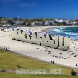 nagaraju in Bondi Beach style - 3D name wallpaper