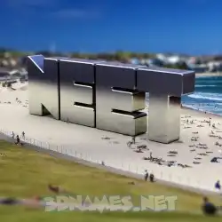 neet in Bondi Beach style - 3D name wallpaper