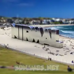 nirmal in Bondi Beach style - 3D name wallpaper