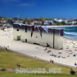 phani in Bondi Beach style - 3D name wallpaper