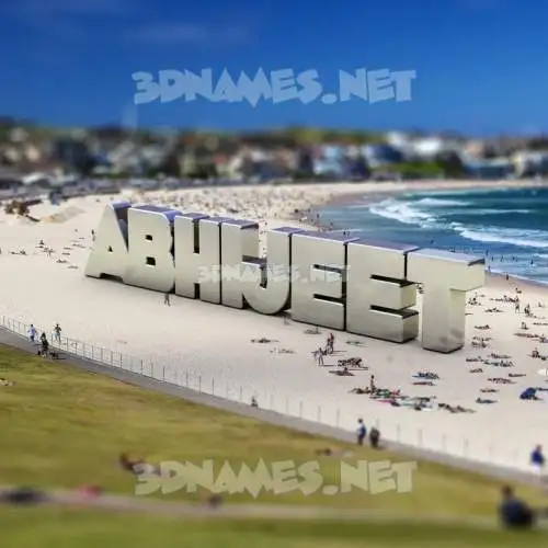 abhijeet in Bondi Beach style - 3D name wallpaper abhijeet in Bondi Beach style - 3D name wallpaper