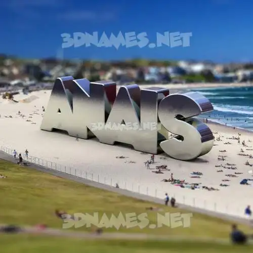 anais in Bondi Beach style - 3D name wallpaper anais in Bondi Beach style - 3D name wallpaper