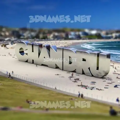 chandru in Bondi Beach style - 3D name wallpaper chandru in Bondi Beach style - 3D name wallpaper