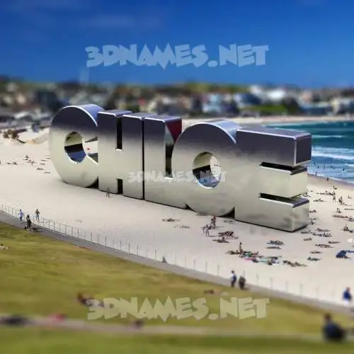 chloe in Bondi Beach style - 3D name wallpaper chloe in Bondi Beach style - 3D name wallpaper