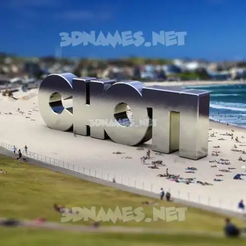 choti in Bondi Beach style - 3D name wallpaper choti in Bondi Beach style - 3D name wallpaper
