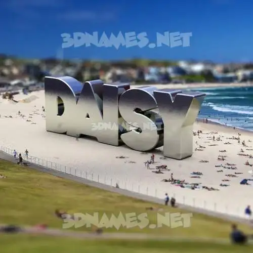 daisy in Bondi Beach style - 3D name wallpaper daisy in Bondi Beach style - 3D name wallpaper