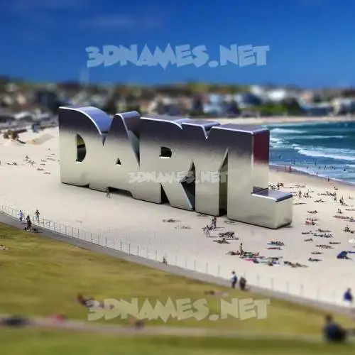 daryl in Bondi Beach style - 3D name wallpaper daryl in Bondi Beach style - 3D name wallpaper