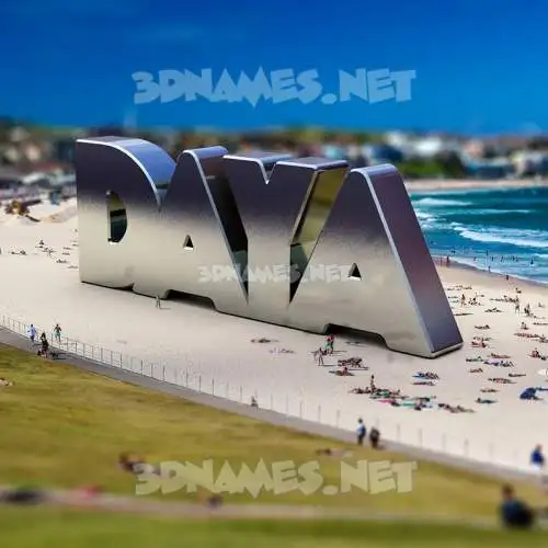 daya in Bondi Beach style - 3D name wallpaper daya in Bondi Beach style - 3D name wallpaper