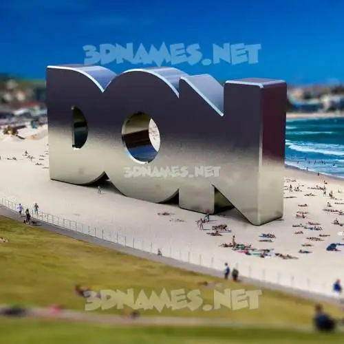 don in Bondi Beach style - 3D name wallpaper don in Bondi Beach style - 3D name wallpaper