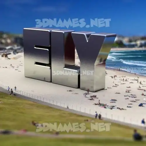 ely in Bondi Beach style - 3D name wallpaper ely in Bondi Beach style - 3D name wallpaper