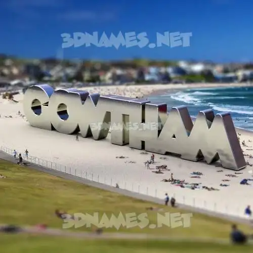 gowtham in Bondi Beach style - 3D name wallpaper gowtham in Bondi Beach style - 3D name wallpaper