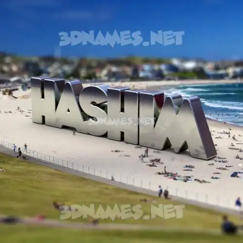 hashim in Bondi Beach style - 3D name wallpaper hashim in Bondi Beach style - 3D name wallpaper