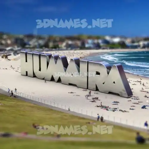 humaira in Bondi Beach style - 3D name wallpaper humaira in Bondi Beach style - 3D name wallpaper