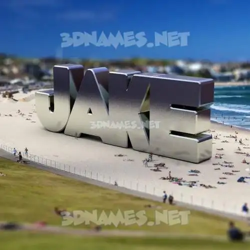 jake in Bondi Beach style - 3D name wallpaper jake in Bondi Beach style - 3D name wallpaper