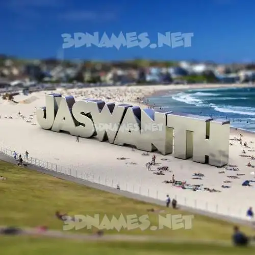 jaswanth in Bondi Beach style - 3D name wallpaper