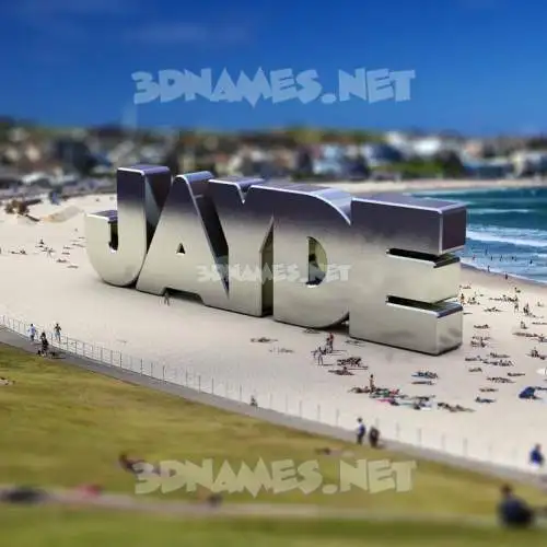 jayde in Bondi Beach style - 3D name wallpaper jayde in Bondi Beach style - 3D name wallpaper