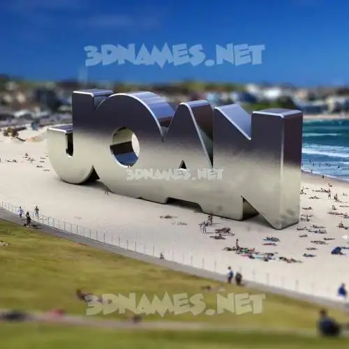 joan in Bondi Beach style - 3D name wallpaper joan in Bondi Beach style - 3D name wallpaper