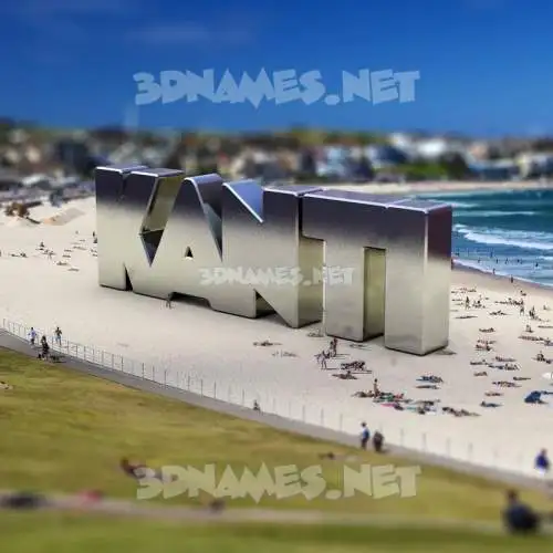 kanti in Bondi Beach style - 3D name wallpaper kanti in Bondi Beach style - 3D name wallpaper
