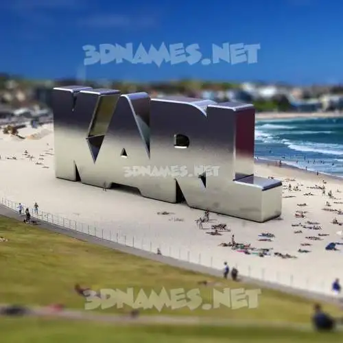 karl in Bondi Beach style - 3D name wallpaper karl in Bondi Beach style - 3D name wallpaper