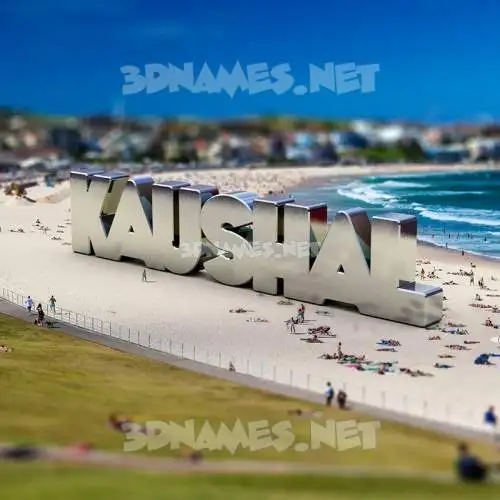 kaushal in Bondi Beach style - 3D name wallpaper kaushal in Bondi Beach style - 3D name wallpaper