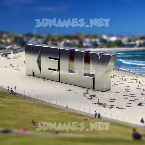 kelly in Bondi Beach style - 3D name wallpaper kelly in Bondi Beach style - 3D name wallpaper